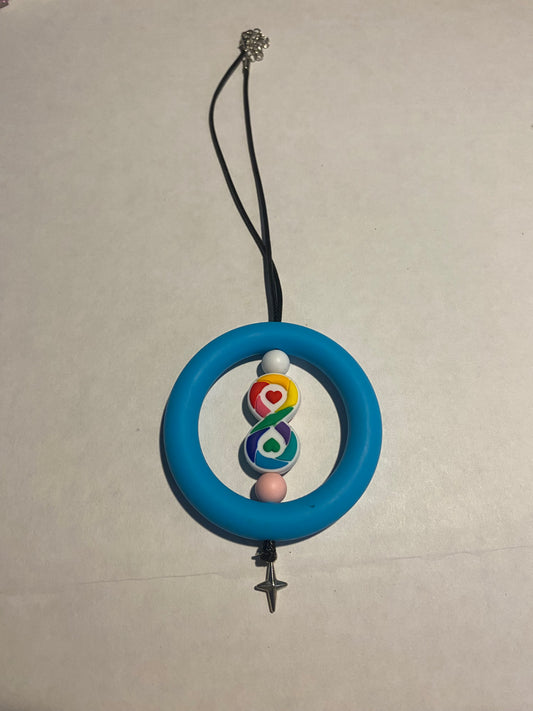 Autism awareness car hangers