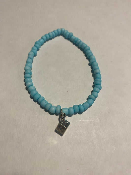 blue dice bracelet