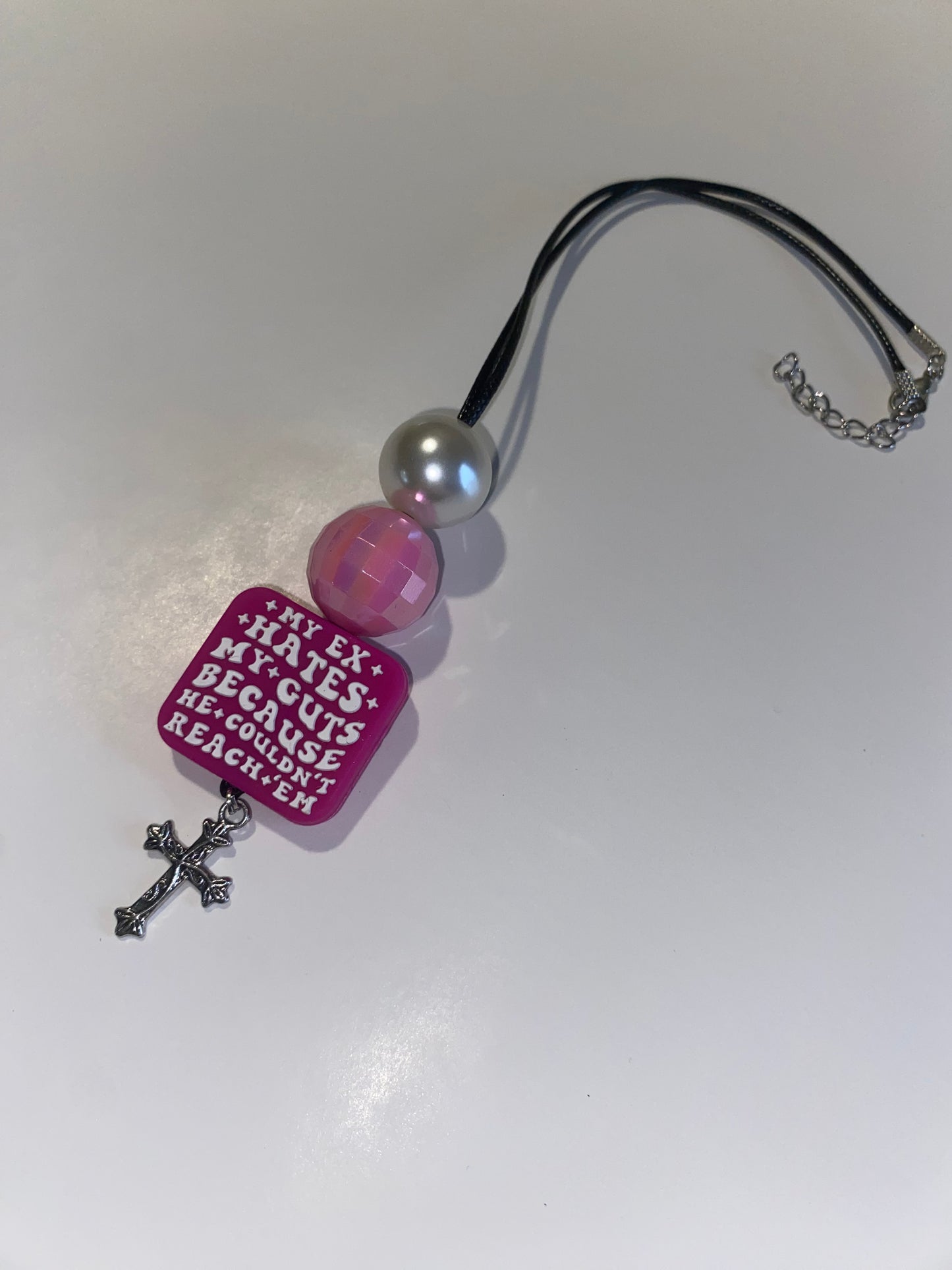 pink car hanger