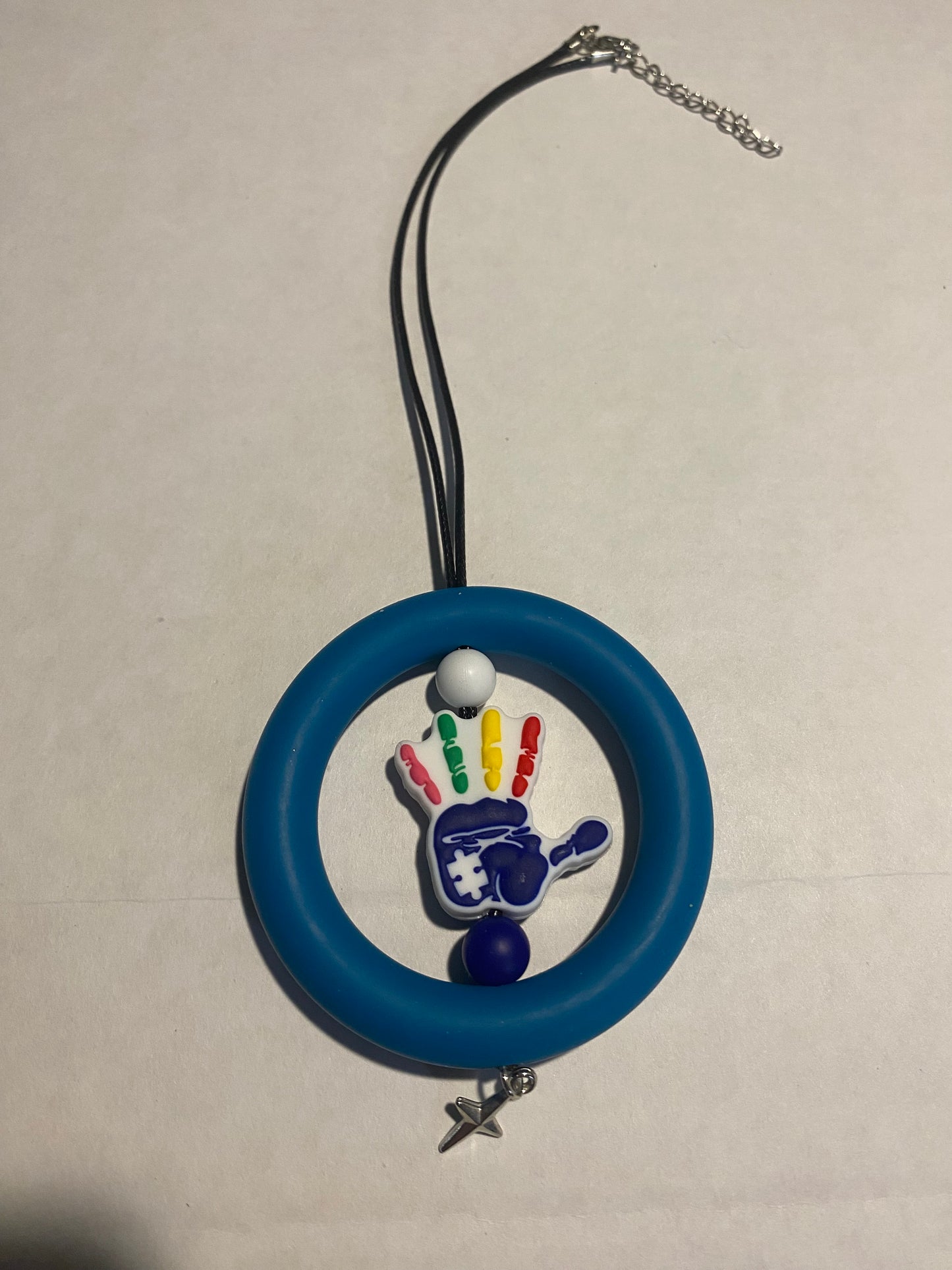 Autism awareness car hangers